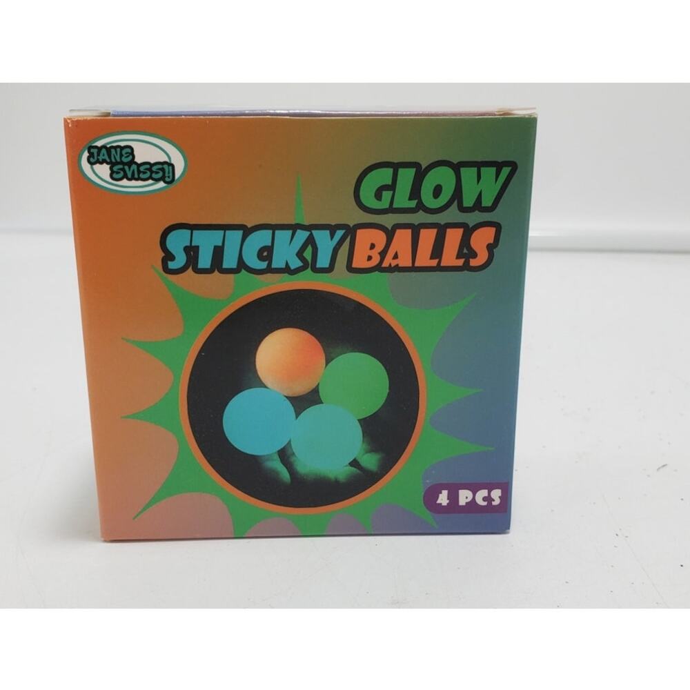 Glow In The Dark Sticky Balls That Stick To The Ceiling Stress Balls For Kids